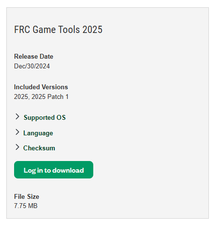 GameToolsVersion